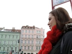 Titfuck and internal ejaculation for huge-chested Czech Sirale