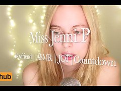 Miss Jenni P - ASMR Nordic Babe JOI With Countdown
