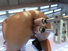 There's a Girl on the End of That Robot Cock and She's Cumming