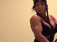 Marital Arts gal Bodybuilder Could Slice and Dice You, kick Your donk!