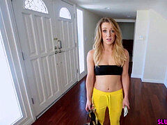 handsome step-sister Blackmailed By Stepbrother