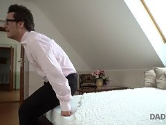 Stepdad gets naughty with naive cutie in HD - A wild daddy-daughter fuck fest!