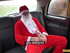 Santa Claus in a Hardcore Rough Anal Sex Threesome Xmas Special