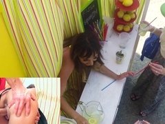 Sexy woman got fucked while at work