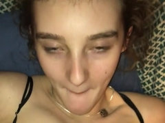 Young pregnant teen gets deeply fucked in doggy style
