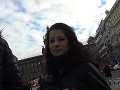 Prague pickup and passionate sex for cash with hot
