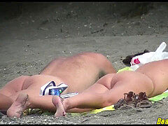 Hot Amateur nudist duo beach hidden cam SpyHD Video
