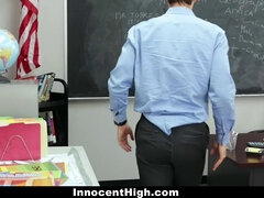 Alexia Gold & Jay Smooth Tease Each Other In Classroom Roleplay
