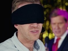 Blindfolded guy is fucking a beautiful pornstar