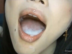 Asian, Big tits, Blowjob, Cumshot, Facial, Homemade, Japanese, Teen