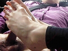 Sumptuous harlot foot fetish amazing porn clip