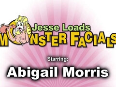 POV titjob by curvy big ass redhead Abigail Morris - monster tits cumshot