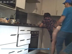 Caught, Cheating, Clothed, Creampie, Cuckold, Kitchen, Public, Wife