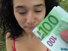 20something Spanish tart Mia gets fucked on-camera for cash