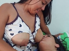 Breast milk, big tits lactating, lesbian tit sucking