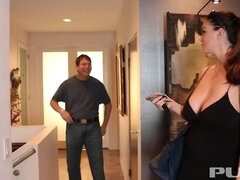 Alison Tyler, Endowed Star, Gets Introduced to Her Online Imposter and Bangs His Roommate