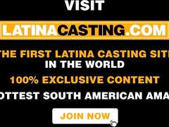 Beautiful brunette Latina smoking hot petite skinny model keen to try Anal fucking - Latina
