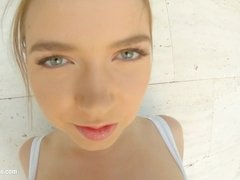 Anal, Cul, Blonde, Sucer une bite, Tir de sperme, Hard, Rugueux, Adolescente