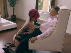 Anna Bell Peaks seduced her blindfolded lover