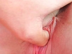 Natalie Heart performing steamy deepthroat by working her beautiful mouth