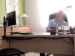 Ass, Audition, Brunette, Czech, Fingering, Licking, Masturbation, Office