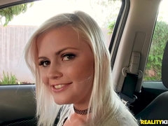 Blondine, Auto, Erstes mal, Pov