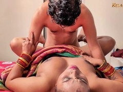 Newlywed Indian couple's passionate first night sex on wedding night