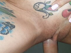 Amateur, Big tits, Blonde, Cumshot, Mature, Milf, Pov, Tattoo