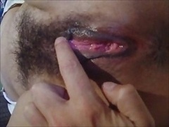 Squirting Soggy Hirsute Pussy...
