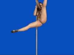 Nekane hot naked pole dance