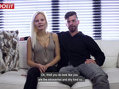 Katy, the 19-year-old virgin, gets her pussy deflowered and her hymen ripped apart by her first time lover