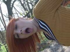 Cul, Belle grosse femme bgf, Sucer une bite, Hd, Argent, Public, Rousse roux, Fumer