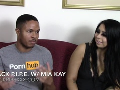 Black Pipe Interviews Young, Tattooed Porn Newbie Mia Kay