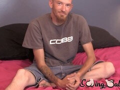 Cumshot, Gay, Hairy, Masturbation, Skinny, Tattoo