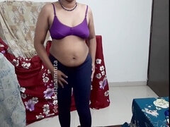 Desperate Indian bhabhi exposes herself to adult film producer for a chance to get fingered and fucked on camera!