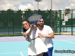 Tennis then a hot fuck with ebony cutie