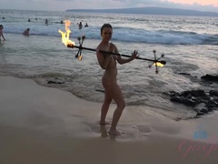 Playa, Morena, Novia, Peludo, Desnudo, Perforación, Afeitado, Tetas