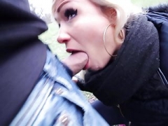 Big cock, Blowjob, Cumshot, Flashing, Milf, Outdoor, Swedish, Teen