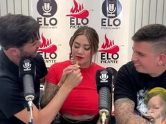 Sara Blonde's Explosive Interview on Elo Podcast: Blowjob & Cum Finale - Elo Picante