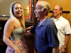 Kenzie Green is having 3some with two kinky old guys