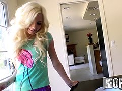 Piper Perri's petite frame and tight ass take a hard pounding in Mofos' Spinner Gags on Dic video