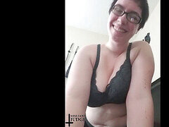 Femdom, Glasses, Humiliation, Short hair, Strapon