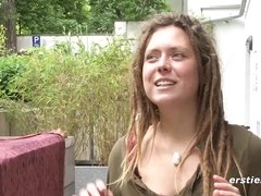 Hippie girl Sofie Interview for porn studio