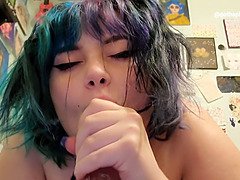 Gros seins, Sucer une bite, Hd, Pov, Dénudage, Tatouage, Adolescente, Webcam