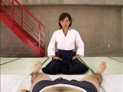 Leie, Asiatisch, Blasen, Cfnm, Japanische massage