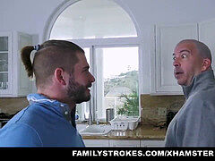 FamilyStrokes - crazy aunt-in-law romps Nephew During Therapy