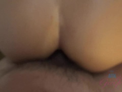 Anal, Sucer une bite, Petite amie, Embrassement, Huilée, Petite femme, Pov, Nénés