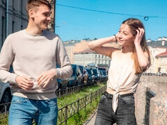 Blond, Vingeren, Zoenen, Likken, Russisch, Geschoren, Mager, Tiener