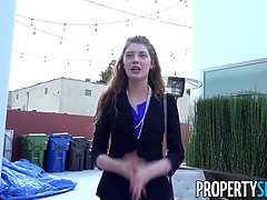 Blowjob, Brunette, Creampie, Funny, Natural tits, Outdoor, Reality, Screaming