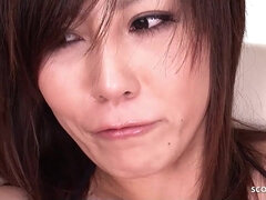 Multiple Orgasm and Bukkake for Japanese Milf in Group Fucking